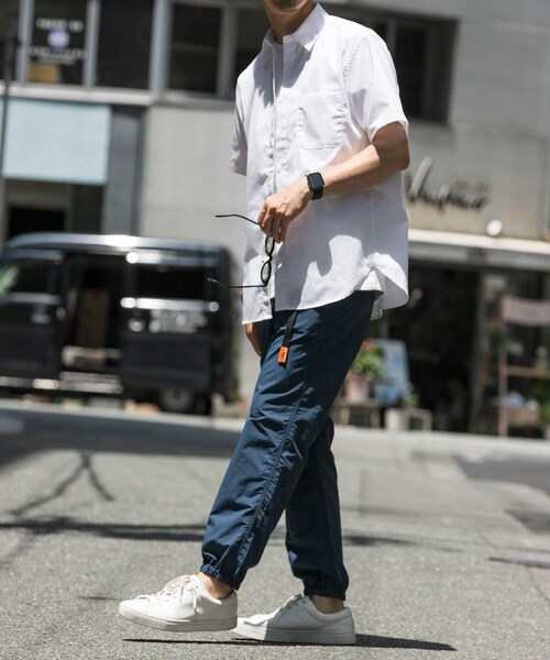 URBAN RESEARCH ROSSO（アーバンリサーチロッソ）の「『防シワ/防臭』『XLサイズあり』ハイパフォーマンスブロード半袖シャツ（シャツ/ブラウス・メンズ・SAX/WHITE/NAVY/KHAKI/BLK CHECK/BLK STRIPE・S/M/L/XL）」の11枚目の写真