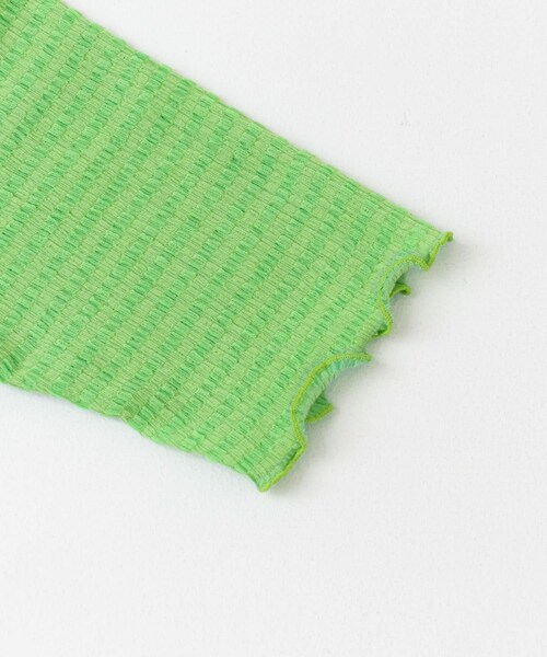 URBAN RESEARCH ROSSO（アーバンリサーチロッソ）の「シアー楊柳ボートネックプルオーバー（Tシャツ/カットソー・レディース・WHITE/GREEN/NAVY・FREE）」の15枚目の写真
