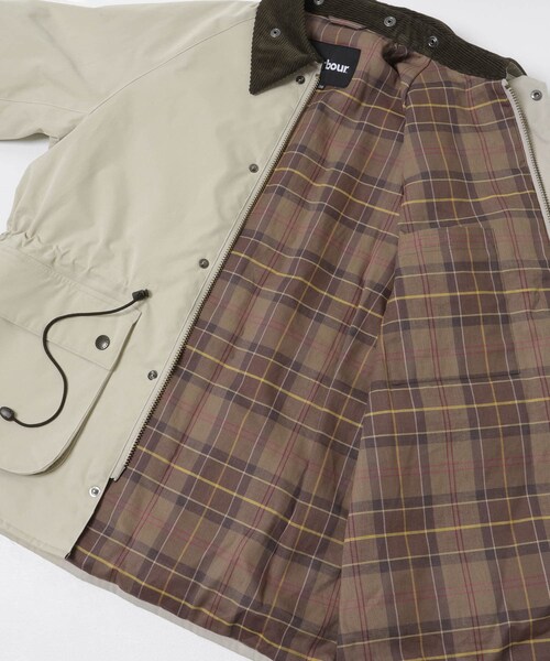 URBAN RESEARCH DOORS(アーバンリサーチドアーズ)の「『別注』Barbour×DOORS OS BEDALE PADDED(テーラードジャケット・レディース・BLACK/BEIGE・38)」の10枚目の写真