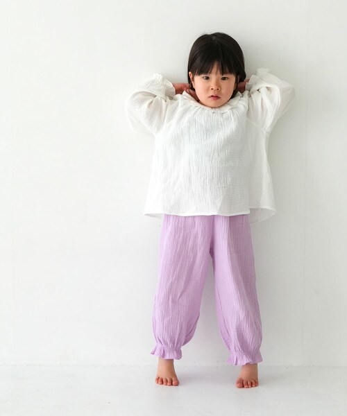 URBAN RESEARCH DOORS(アーバンリサーチドアーズ)の「Pippi+Lotta Aladdin crepe pants(KIDS)(その他トップス・キッズ・Lilac/White/Mint・M/L/XL/XXL)」の3枚目の写真