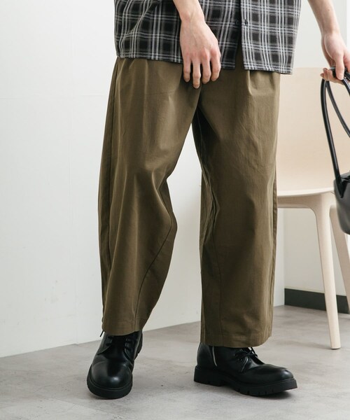 SENSE OF PLACE by URBAN RESEARCH（センスオブプレイスバイアーバンリサーチ）の「バレルレッグチノパンツ（チノパンツ・メンズ・L.MINT/CHARCOAL/BROWN・M/L）」の21枚目の写真