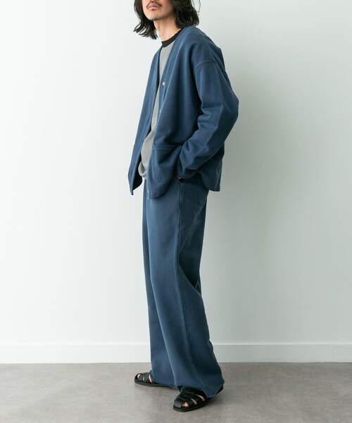 URBAN RESEARCH Sonny Label（アーバンリサーチサニーレーベル）の「スウェットワイドイージーパンツ（スウェットパンツ・メンズ・チャコール/ネイビー・M/L）」の21枚目の写真