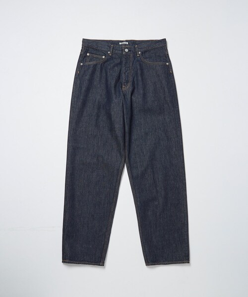 ADAM ET ROPE'（アダムエロペ）の「【AURALEE/オーラリー】HARD TWIST DENIM WIDE PANTS（デニムパンツ・メンズ・ネイビー・L/M/S）」の2枚目の写真