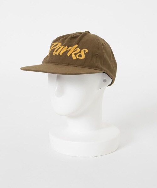 THE GOODLAND MARKET（ザグッドランドマーケット）の「PARKS PROJECT　PARKS Chain Stitch Tracker Cap（キャップ・メンズ・BLACK/GRAY/BROWN・FREE）」の3枚目の写真