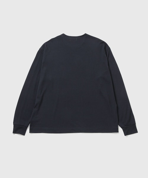 ADAM ET ROPE'(アダムエロペ)の「【NIKKE】ウール天竺 ロングスリーブ ニットT(Tシャツ/カットソー・メンズ・ブラック/ネイビー・L/M)」の19枚目の写真
