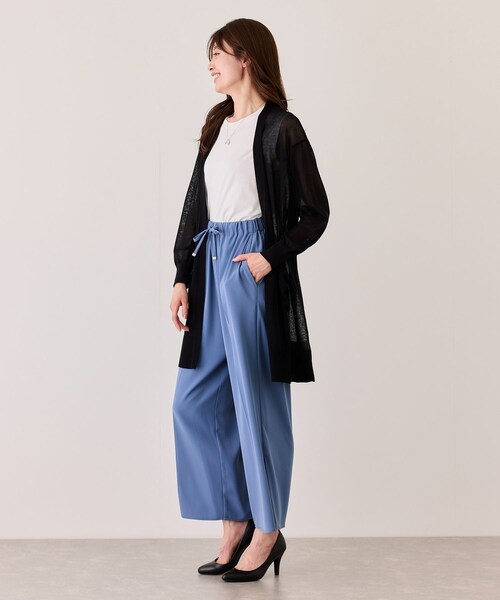 Jayro(ジャイロ)の「接触冷感シアーカーディガン(カーディガン/ボレロ・レディース・ブラック/ライトグレー/ホワイト系/ブルー・M)」の12枚目の写真