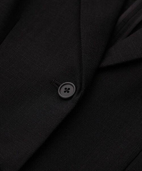 ROPE'（ロペ）の「リネンライク ベルテッドジャケット/セットアップ対応（テーラードジャケット・レディース・ブラック/ベージュ・36/38）」の22枚目の写真