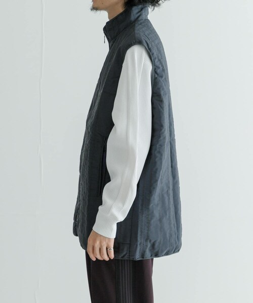 URBAN RESEARCH（アーバンリサーチ）の「Needles　Piping Quilt Vest（テーラードジャケット・メンズ・A-Charcoal・S/M）」の6枚目の写真