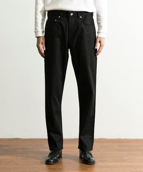 URBAN RESEARCH(アーバンリサーチ)の「『ユニセックス』スーピマ DENIM パンツスリム #RAMONE by SHIOTA(デニムパンツ・メンズ・INDIGO/BLACK・28/30/32/34/24/26)」の1枚目の写真