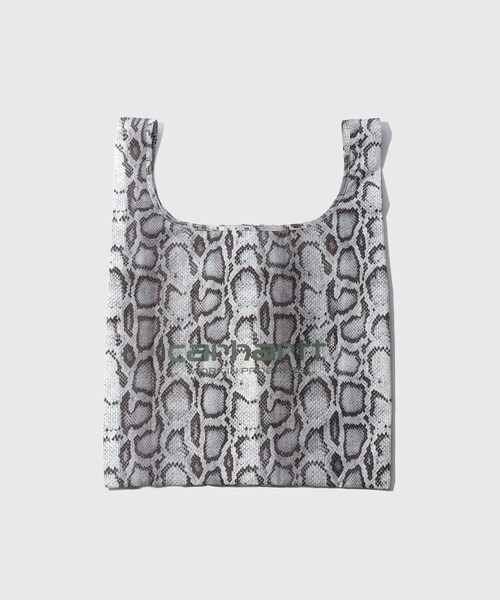 ADAM ET ROPE'(アダムエロペ)の「【carhartt/カーハート】SNAKE CAMO SHOPPING BAG(エコバッグ/サブバッグ・メンズ・オフホワイト・F)」の2枚目の写真