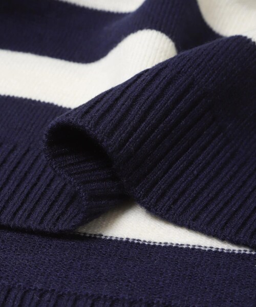 URBAN RESEARCH（アーバンリサーチ）の「Andersson Bell　BOYS H.MESSAGE CREW-NECK SWEATER（ニット/セーター・メンズ・BLK/IVRY/BLACK・L）」の7枚目の写真