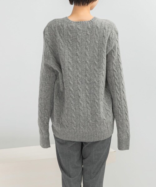 URBAN RESEARCH ROSSO（アーバンリサーチロッソ）の「POLO RALPH LAUREN　WOOL CASHMERE KNIT（ニット/セーター・レディース・NAVY/GREY/BROWN・S/M）」の5枚目の写真