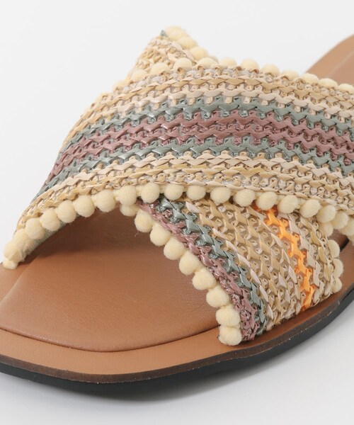 KBF（ケイビーエフ）の「ペーパークロスサンダル∴（サンダル・レディース・MULTI/BEIGE MIX/BLACK・36/37/38）」の17枚目の写真