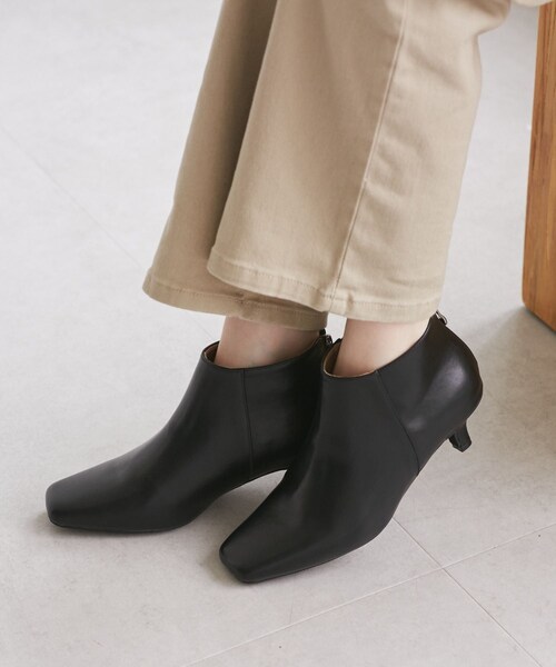 ROPE' PICNIC（ロペピクニック）の「ラインリフトショートブーツ（ブーツ・レディース・ブラック/グレー/ワイン系・23.0/23.5/24.0/24.5）」の8枚目の写真