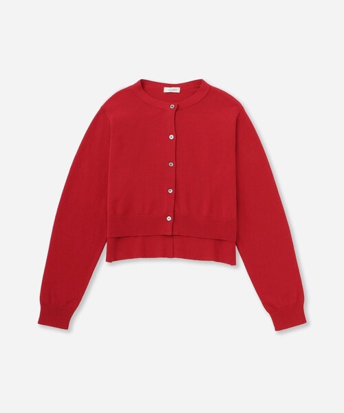 Saturdays NYC（サタデーズ ニューヨークシティ ）の「Halle Double Layer Cardigan  | WOMEN（カーディガン/ボレロ・レディース・ブラック/グレー/レッド・L/M/S）」の14枚目の写真