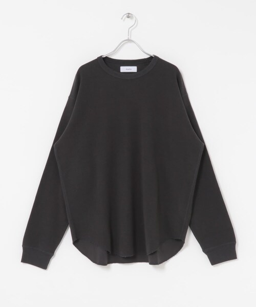 URBAN RESEARCH DOORS（アーバンリサーチドアーズ）の「marka　CREW NECK LONG-SLEEVE T-SHIRTS（Tシャツ/カットソー・メンズ・WHITE/CHARCOAL/BLACK・2/3）」の11枚目の写真