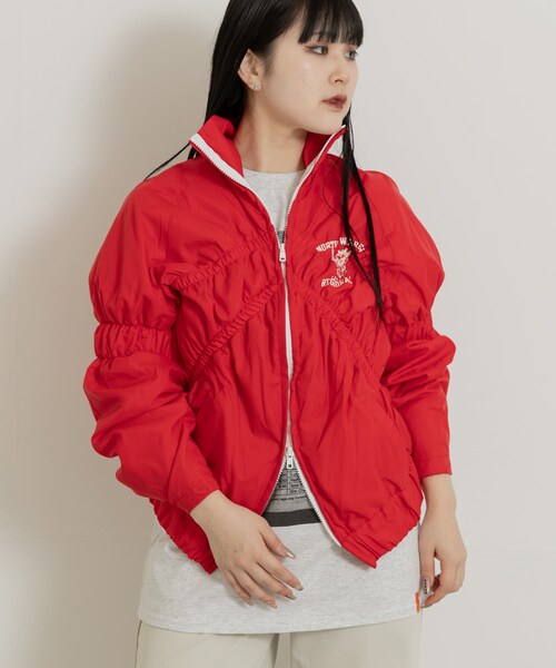 THE GOODLAND MARKET（ザグッドランドマーケット）の「77circa　shirring coach jacket（テーラードジャケット・レディース・assort2/assort1・one）」の6枚目の写真
