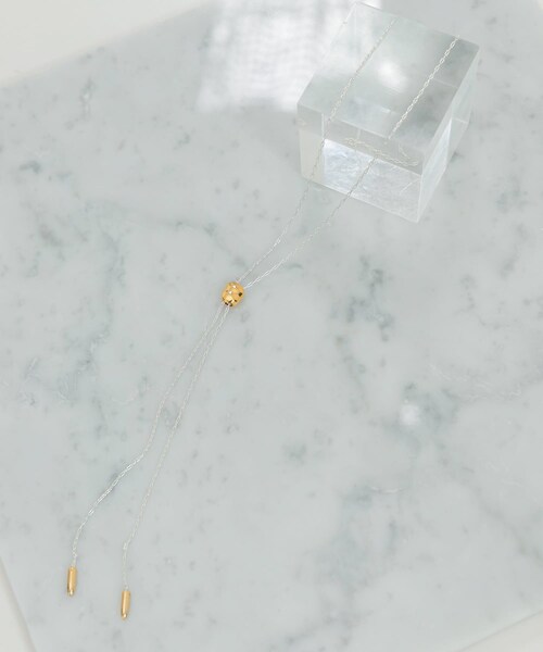 URBAN RESEARCH ROSSO（アーバンリサーチロッソ）の「in mood　SLIDE CHAIN NECKLACE（ネックレス・レディース・MIX・-）」の2枚目の写真