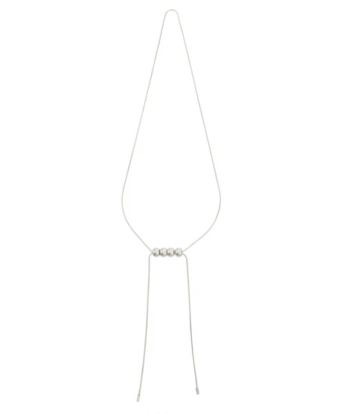 ELENDEEK（エレンディーク）の「MULTI SLIDER NECKLACE（ネックレス・レディース・シルバー/ゴールド・F）」の5枚目の写真