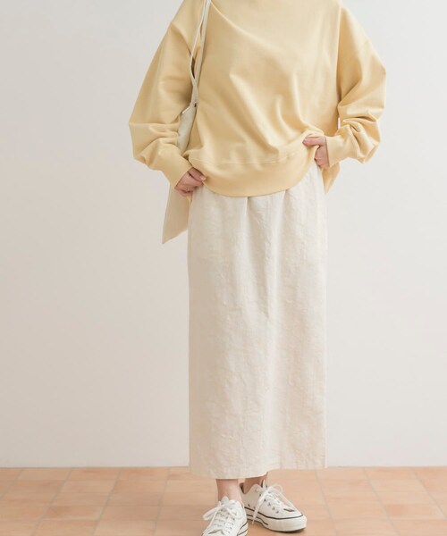 URBAN RESEARCH DOORS(アーバンリサーチドアーズ)の「ジャガードストレートスカート(スカート・レディース・IVORY/CAMEL・M)」の8枚目の写真