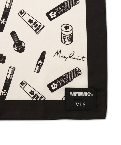 VIS(ビス)の「【MARY QUANT×VIS】アソートスカーフ 70×70(バンダナ/スカーフ・レディース・チャコール/キナリ・F)」の14枚目の写真