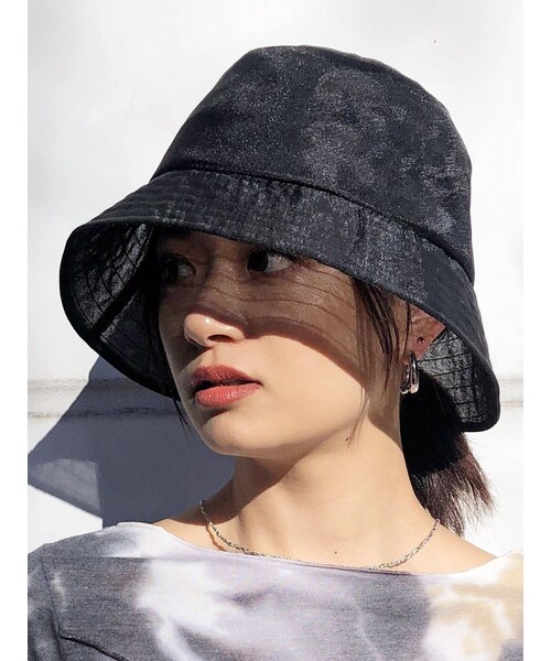 EMODA（エモダ）の「バケットハット（ハット・レディース・ライトミックス/ブラウン/ブラック・F）」の2枚目の写真