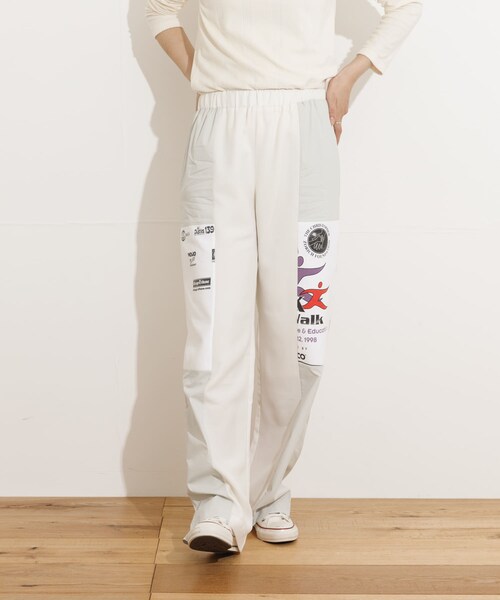 THE GOODLAND MARKET（ザグッドランドマーケット）の「SREU　Swiching PANTS（その他パンツ・レディース・IVORY2/IVORY1/BLACK1/BLACK2・L/S）」の13枚目の写真