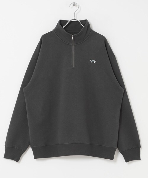 URBAN RESEARCH DOORS(アーバンリサーチドアーズ)の「『別注』PENNEYS×DOORS THE FOX ハーフジップスウェット(スウェット・メンズ・ASH GRAY/CHARCOAL/PURPLE・M/L/XL)」の9枚目の写真