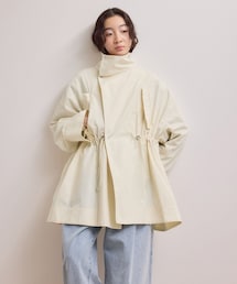 ADAM ET ROPE' | 【WEB限定】・【サステナブル】スタンドカラーハーフモッズコート(モッズコート)