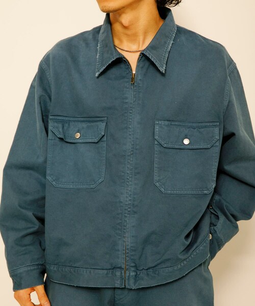 URBAN RESEARCH（アーバンリサーチ）の「A PRESSE　Vintage Work Jacket（カバーオール・メンズ・BLUE・2/3）」の4枚目の写真