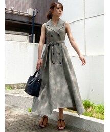 dazzlin | ダブルボタントレンチワンピース(ワンピース)