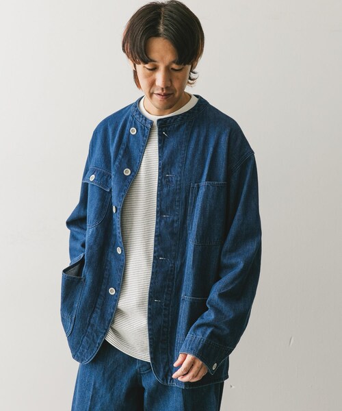 URBAN RESEARCH DOORS（アーバンリサーチドアーズ）の「Denim Chore Jacket（デニムジャケット・メンズ・INDIGO/ONE WASH・M/L/XL）」の18枚目の写真