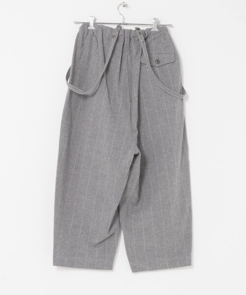 かぐれ（カグレ）の「HAVERSACK　C/Lピンストライプサロペットパンツ（サロペット/オーバーオール・レディース・Top grey・0）」の18枚目の写真