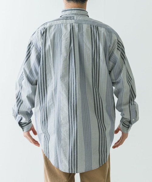 URBAN RESEARCH（アーバンリサーチ）の「FREEMANS SPORTING CLUB　CHRYSTIE SHIRT（シャツ/ブラウス・メンズ・グリーン/ブルー・S/M）」の6枚目の写真