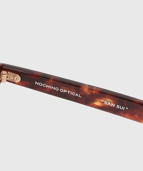 ADAM ET ROPE'(アダムエロペ)の「【NOCHINO OPTICAL/ノチノオプティカル】SANSUI(メガネ・メンズ・ブラック/ダークブラウン・F)」の11枚目の写真