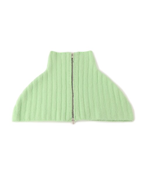 ADAM ET ROPE'（アダムエロペ）の「【J'aDoRe・一部店舗限定】【y YO（イーヨ）】zip neck warmer / ネックウォーマー（ネックウォーマー/スヌード・レディース・グレー/ライトグリーン・F）」の7枚目の写真