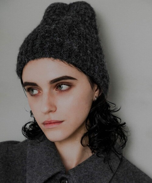 URBAN RESEARCH（アーバンリサーチ）の「ニット帽（ニットキャップ/ビーニー・レディース・BROWN/NAVY/CHARCOAL・FREE）」の6枚目の写真