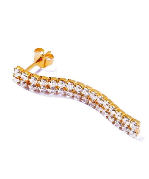 ROPE'(ロペ)の「【WEB限定】【les bonbon (ル ボンボン)】princess double pierce GD(ピアス(両耳用)・レディース・ゴールド・F)」の22枚目の写真