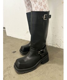 jouetie | スクエアトゥエンジニアブーツ(ブーツ)