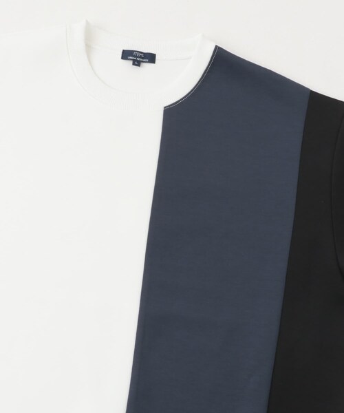 ITEMS URBANRESEARCH（アイテムズ アーバンリサーチ）の「ストレッチダンボール 切替トップス A（スウェット・メンズ・BLK/MOC/NVY・M/L）」の22枚目の写真