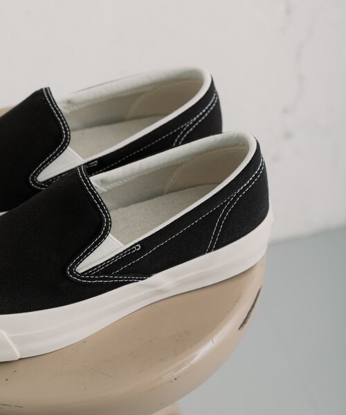 SENSE OF PLACE by URBAN RESEARCH(センスオブプレイスバイアーバンリサーチ)の「Converse JACK PURCELL CL SLIP-ON(スニーカー・メンズ・BLACK・26/27/28)」の4枚目の写真