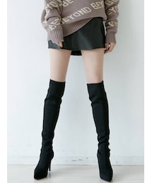 GYDA | フェイクレザースカートライクショーパン(スカート)
