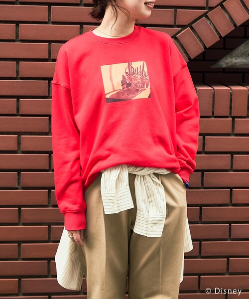 URBAN RESEARCH(アーバンリサーチ)の「別注/Disney/ビッグスウェット(スウェット・レディース・TOP GRAY/D.NAVY/RED・Free)」の16枚目の写真