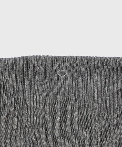 ADAM ET ROPE'(アダムエロペ)の「【BASICKS/ベイシックス】Layered Rib Knit(その他トップス・レディース・ブラック/グレー・XS)」の10枚目の写真