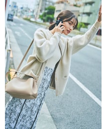 LagunaMoon - えつこ　lagunamoonラグナムーン　ラクーン配色コクーンカーディガン 1667291717_215.jpg