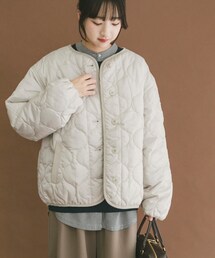 ITEMS URBANRESEARCH（アイテムズ アーバンリサーチ）の「瓢箪キルト中綿ブルゾン（その他アウター）」