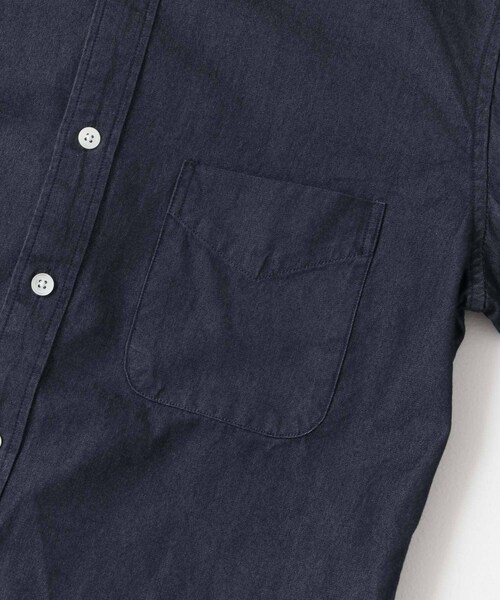 URBAN RESEARCH DOORS（アーバンリサーチドアーズ）の「LIFE STYLE TAILOR　デニムボタンダウンシャツ（シャツ/ブラウス・メンズ・NAVY/BLUE・S/M/L）」の6枚目の写真