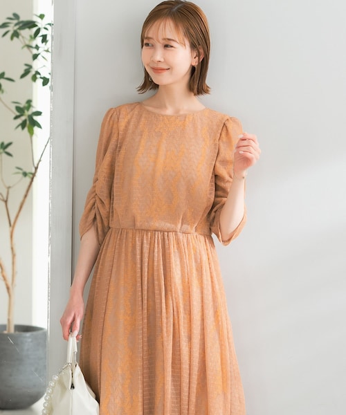 URBAN RESEARCH ROSSO（アーバンリサーチロッソ）の「オーバーレースドレス（ワンピース・レディース・yellow/sax・FREE）」の2枚目の写真