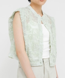 KBF | バテンレースコンパクトシャツ(シャツ/ブラウス)