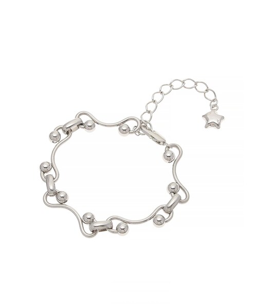 EMODA（エモダ）の「ボールウェーブチェーンブレスレット（ブレスレット・レディース・シルバー/ゴールド・F）」の2枚目の写真